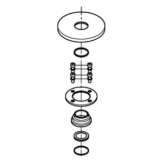 GROHE Befestigungsset 101341 chrom