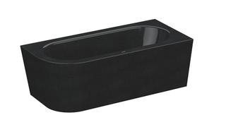 Badewanne BetteStarlet V Silhouette-6680 midnight, 165x75x42cm, mit Schürze