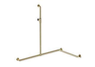 HEWI Duschhandlauf System 900 ver. St., AF R, 1250x1185x765mm, MS geb.