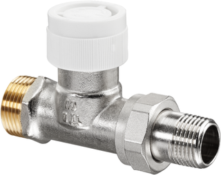 Oventrop Thermostatventil Baureihe AV 9 DN 15, G 3/4 AGxR 1/2, DG, MS vernickelt
