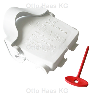 HAAS Deckel, Dichtung & Sicherungsstift für OHA Sperrwerk weiss