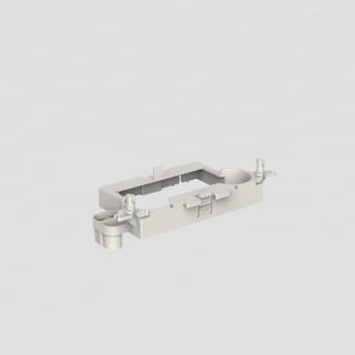 Sanit Niederhalter für UP-Spülkasten 8cm