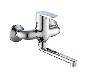AQVAZONE Wand-SPT-EHM AQVA BASIC I Auslauf 200mm, chrom, schwenkbar