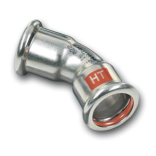 Sanha Bogen Therm 28041 45Gr, beids. mit Pressanschluss, 76,1mm