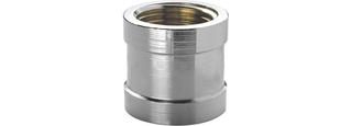 ASW Doppelmuffe 1/2", Messing CW617N verchromt