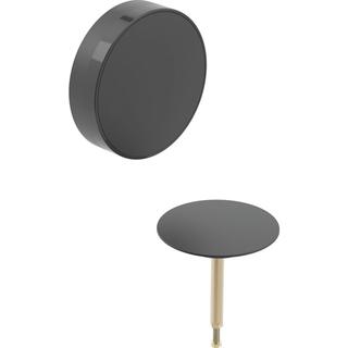 Geberit Fertigbauset Split d52 f BW-Abl., m Drehbetätigung, mattschwarz