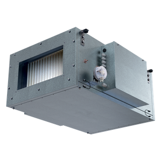 BL Zuluftgerät Blaubox EC ME 2000-24 R S32, elektrische Heizung 24kW, 500x300mm