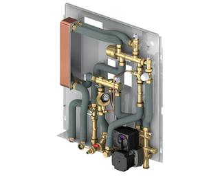 Flamco Fertigstation Logo Comfort 600+ MK m geregelt. Stellmotor, 12 l/min