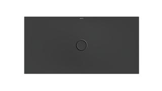 Duschfläche BetteFloor 5803 140x70cm, Gl, Mini-Wannenträger, slate