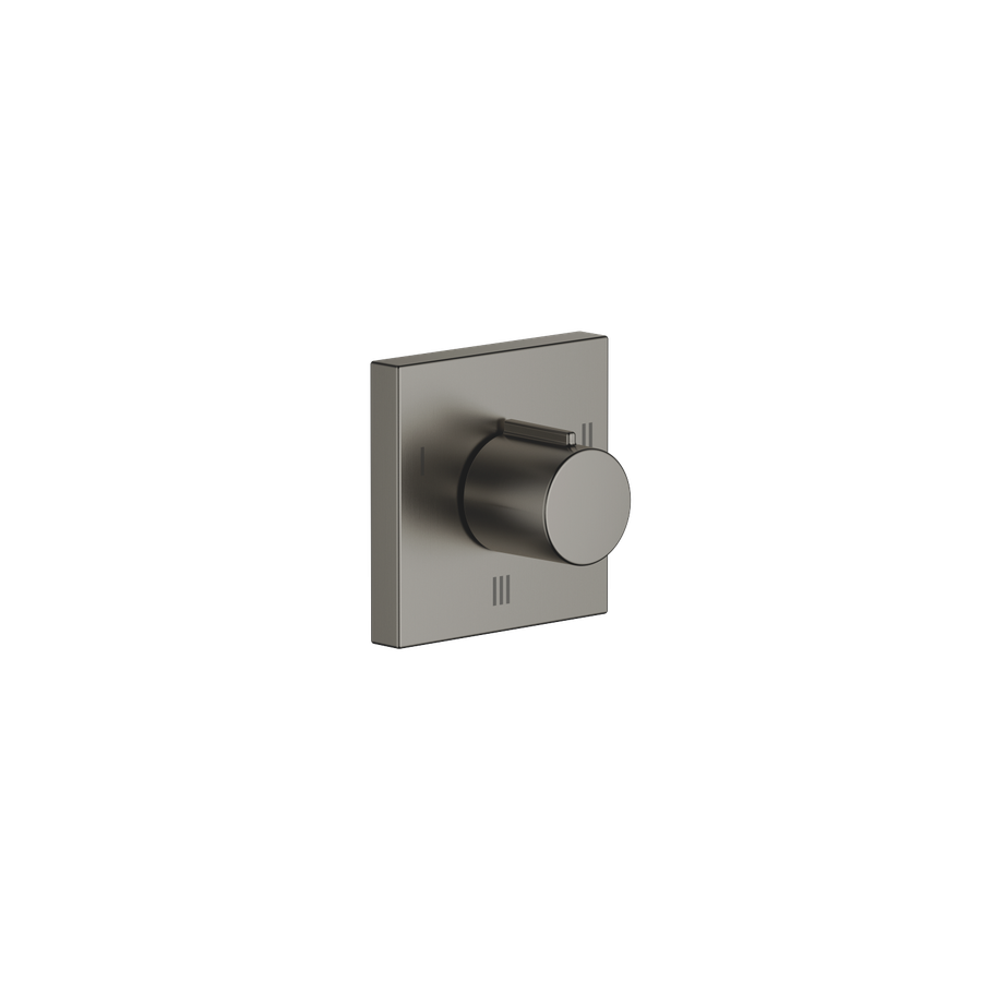 Artikelbild 1 des Artikels „Dornbracht Fertigmontageset Symetrics UP-3-W-Umstel, Dreh, Ro 60x60mm, d p ge Dark Platinum gebürstet“