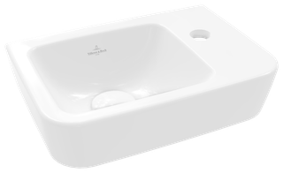 V&B Handwaschbecken Compact O.Novo 36x25cm, ek, B l, m Hahnl., o. ÜL, we C+