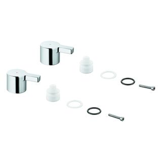 GROHE Griffpaar 48316 Markierung blau/rot für Lineare chrom