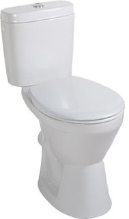 Gustavsberg Stand-Tiefspül-WC Saval 2.0 w, f WC-Kombination, Abg wa., erh. Sitz