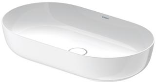 Duravit Aufsatz-Waschtisch Luv 70x40cm, geschli., o. HL, ÜL, HLB, weiß