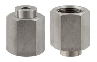 AFRISO Überwurfmutter & Nippel DIN 16284 G1/2 x 12mm, Edelstahl 316Ti