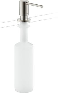 hansgrohe Spülmittelspender EB-Version, Ausl. 91mm, Edelstahl-Optik