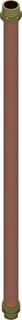 BOSCH Ersatzteil TTNR: 8738215620 Rohr D = 28 mm L= 709 mm