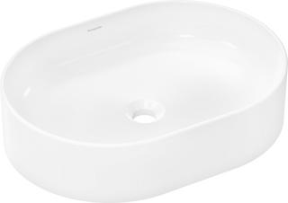 hansgrohe Aufsatzwaschtisch Xuniva U 550x400mm, o. HL/ÜL, SmartClean, weiß