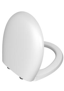 VitrA WC-Sitz Memoria black mit Absenkautomatik, abnehmbar, edelweiß