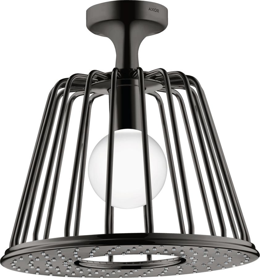 Artikelbild 1 des Artikels „hansgrohe Kopfbrause Axor Nendo 275 1jet m Deckenanschl., 275mm, 1j, pol. bla vc polished black chrome“