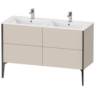 Duravit Waschtisch-Unterschrank XViu 128x48x59,4cm, 4 AZ, steh., sw m, Tau m