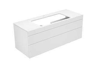 Keuco WT-Unterschrank Edition 400 31583 140x54,6x53,5cm, 2 AZ, m L, Cashm/Cashm