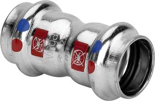 Viega Muffe Prestabo 1115LF 22mm, St unlegiert, SC-Contur, labs-frei