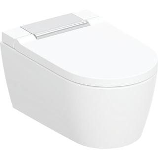 Geberit Wand-Tiefspül-WC AquaClean Sela Komplettg., chrom /glänzend, mit Keratec