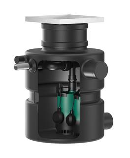 Wilo Schmutzwasserhebeanl. DrainLift Box 32/8DS, U-flur, m Pumpe und Schaltgerät