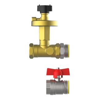 Strawa Anschlussgarnitur e-class AG 3/4" DP20, 5-25 kPA, horizontal