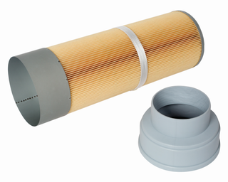 Remeha Zuluftfilter Quinta Ace 160 Länge 500mm, mit Luftzufuhrstutzen