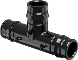 Uponor T-Stück Q&E 50mm, 6/10 b, ohne Sicherungsring, PPSU
