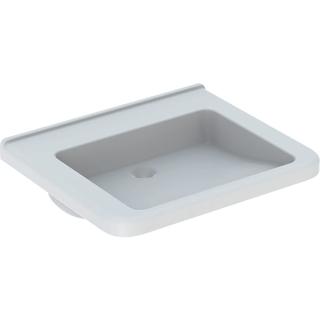 Geberit Waschtisch Renova Comfort 65x55cm, barrieref., o. HL/ÜL, weiß