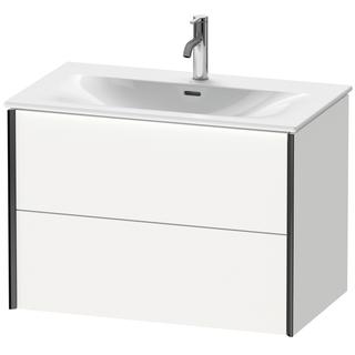 Duravit Waschtisch-Unterschrank XViu 81x48x55,7cm, we matt, 2 Schubk., sw m
