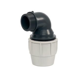 Plasson Winkel Serie 18 90Grad, AG PP, 110mmxR 4, Wasser 16 bar