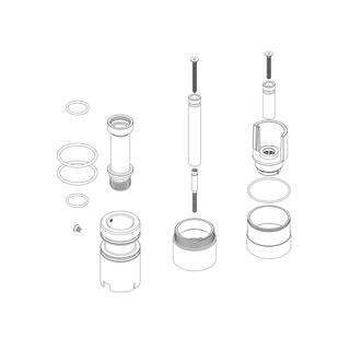 Herzbach Unterputzverlängerung MODUL7 30mm, für 2/3 Verbraucher