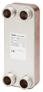 Danfoss gelöteter Wärmeübertrager MPHE XB 12H-1 60 PN25 G 1 A x 20mm