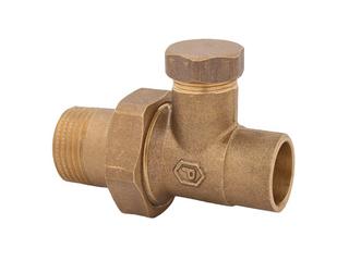 Schlösser Heizkörperverschraubung 3976 DN 15, 1/2", Durchgang, MS-blank
