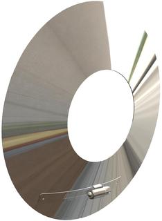 ATEC Wandrosette DN 60/100, d= 240mm, PP, Edelstahl blank