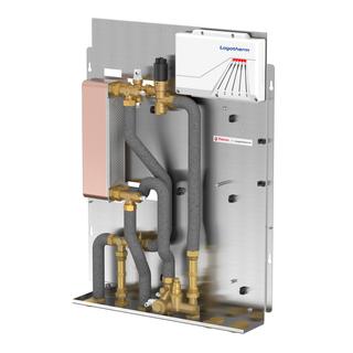 Flamco Wohnungsstation Logomatic G2 4RS L-Line, PWT vsl., UP/AP Inst., o TW-Zirk