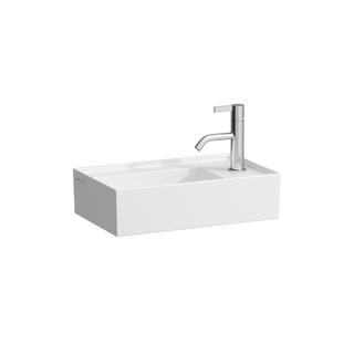 Laufen Handwaschbecken KARTELL 46x28cm, Arm R, o Ü, 1 HL, we. LCC act