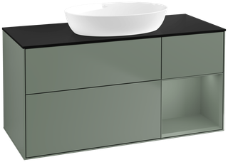V&B Waschtisch-Unterschrank Finion 120cm, Pl b m, Rg Oli. m Lac, Oli. m Lac