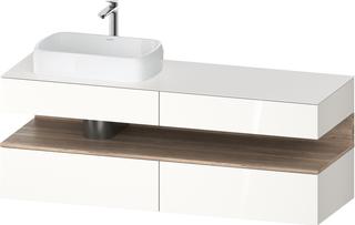 Duravit Waschtisch-Unterschrank Qatego 160x55x60cm, E Ma/w g, Pl, Beck. li