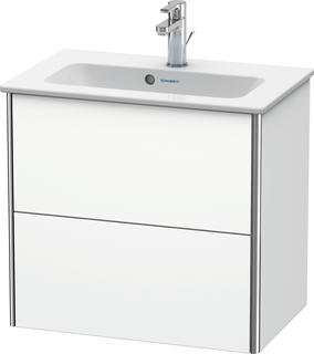 Duravit WT-Unterschrank Compact XSquare 61x38,8cm, we matt, 2 Schubk., wandh