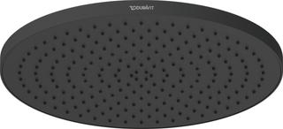 Duravit Kopfbrause 1jet 230 MinusFlow d 230mm, Anschl.-G. G 1/2, schwarz matt