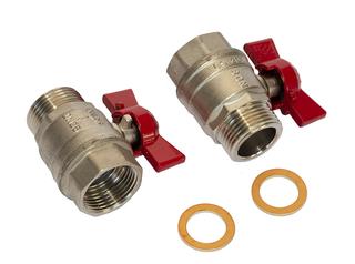 Daikin Kugelhahn-Set ASH3 1"IGx1"AG, für Heizkreisverteiler