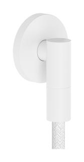 hansgrohe Wandanschluss Fixfit Fine m Rückflussverh., S, rund, mattweiß