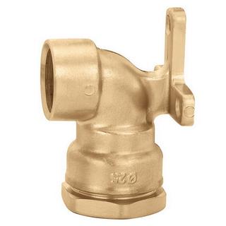 Caleffi Winkelverschraubung d 25mmx3/4" IG, MS, m Wandsch, f Rohre