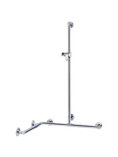 Keuco Duschhandlauf Plan Care 797x1097mm, Alu si-elox/vc, m Br.-Stange