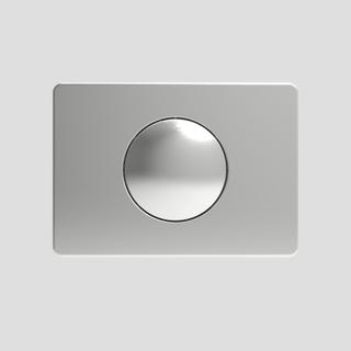 Sanit Betätigungsplatte S 704 207x143x22mm, Edelstahl gebürstet